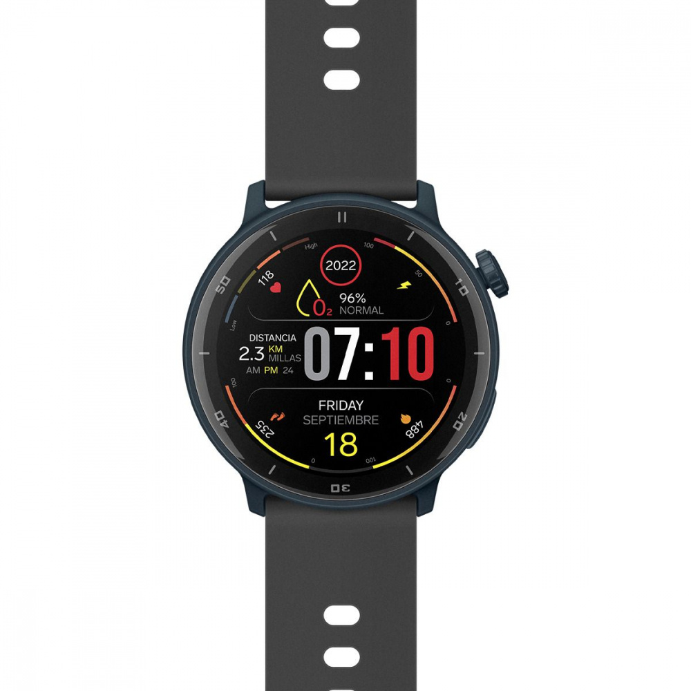 Steren Smartwatch SMW-3000, AMOLED, Android/iOS, Gris - Resistente al Agua