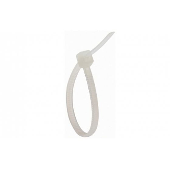 Steren Cincho de Nylon TY26BL, 28cm x 4.8mm, Blanco, 100 Piezas