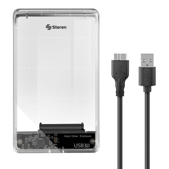 Steren Gabinete de Disco Duro USB-125 2.5", SATA III, USB-A 3.0