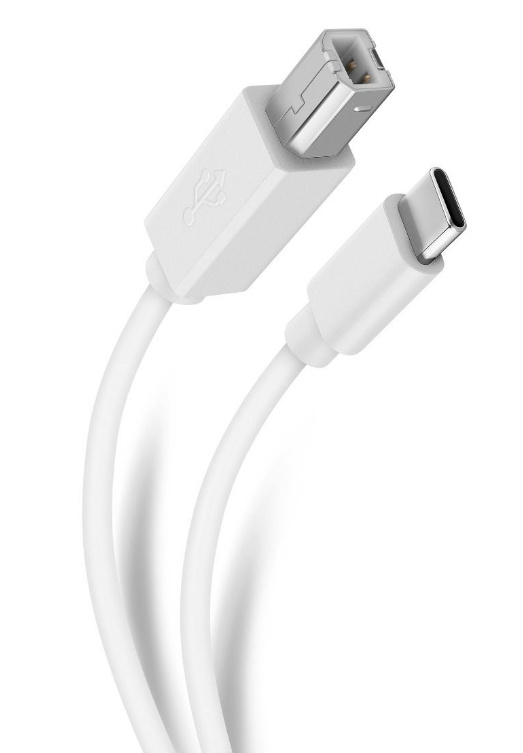 Compra Steren Cable USB C Macho USB B Macho, 1.8m, Blanco, USB3972