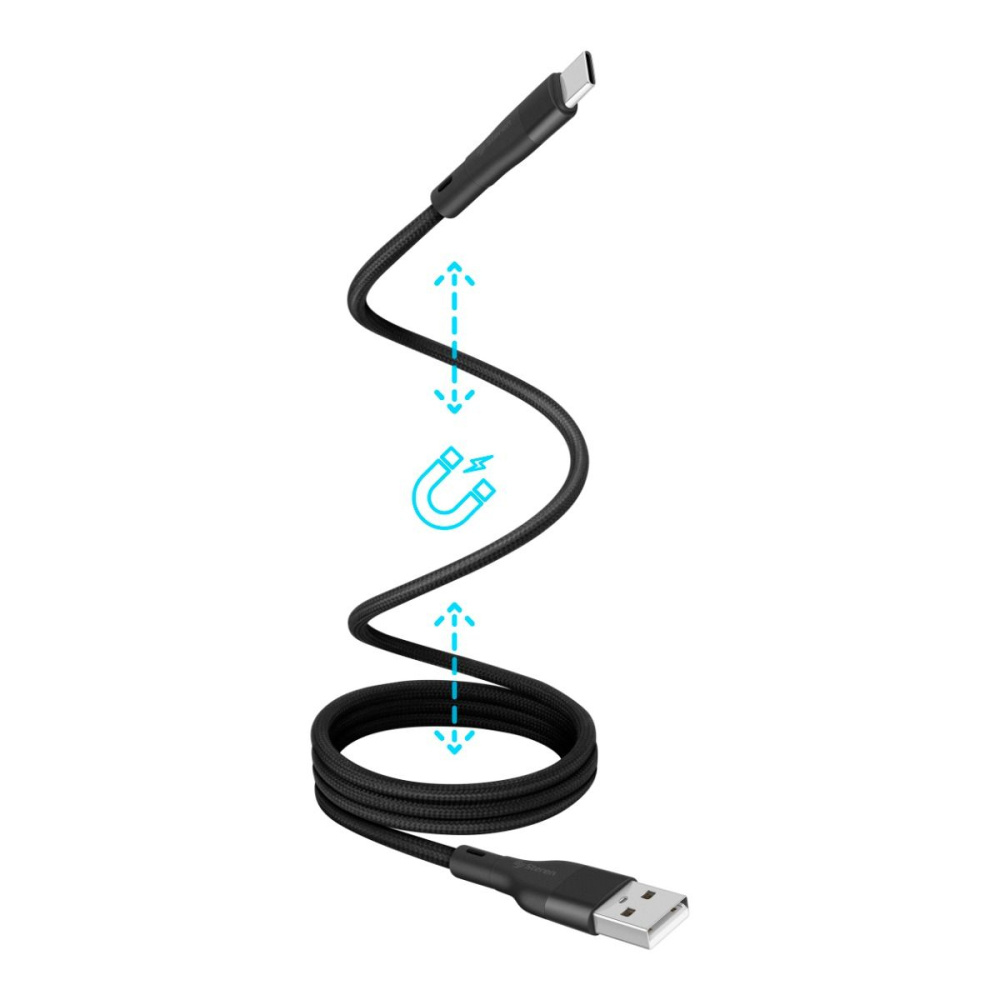 Steren Cable USB-A Macho - USB-C Macho, 1 Metro