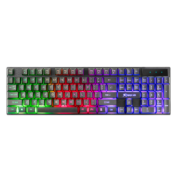 Teclado Gamer STF Xtrike Me KB-305 LED, Alámbrico, USB, Negro, Español