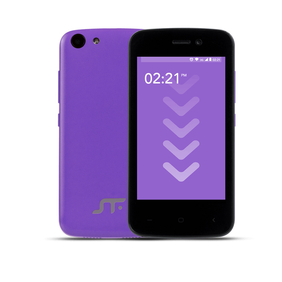Smartphone STF Block Go 5", 480 x 854 Pixeles, 3G, Android 8.1, Púrpura