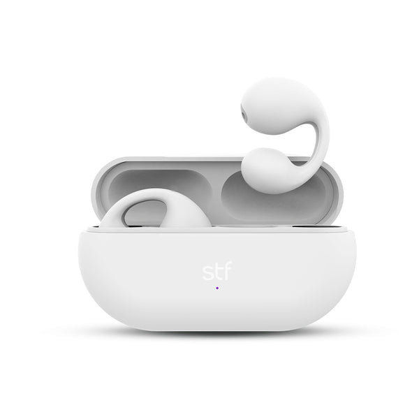 STF Audífonos Intrauriculares True Wireless con Micrófono Dusk, Bluetooth, Inalámbrico, Blanco