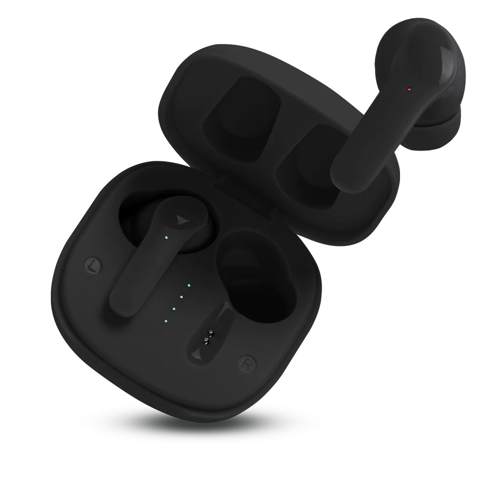 STF Audífonos Intrauriculares con Micrófono Neo Anc, Inalámbrico, Bluetooth, Gris