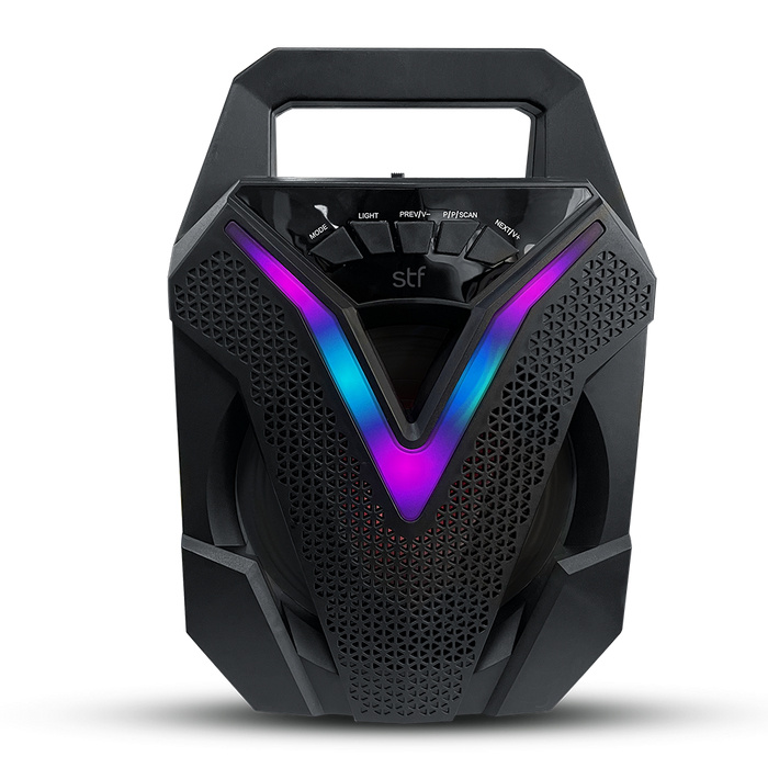 STF Bocina Vibe, Inalámbrico, 14W RMS, USB, Negro