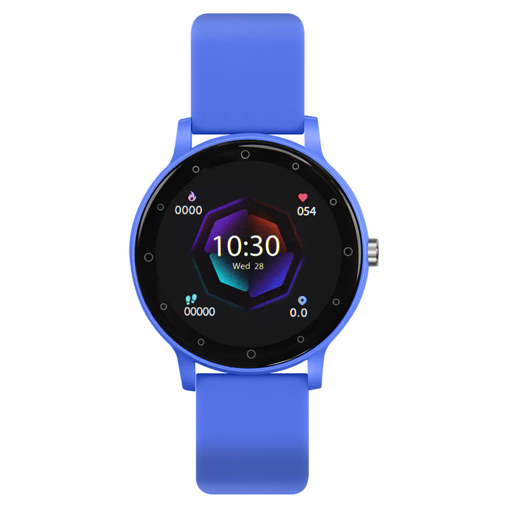 STF Smartwatch Kronos Insignia Round, Android/iOS, Morado - Resistente al Agua