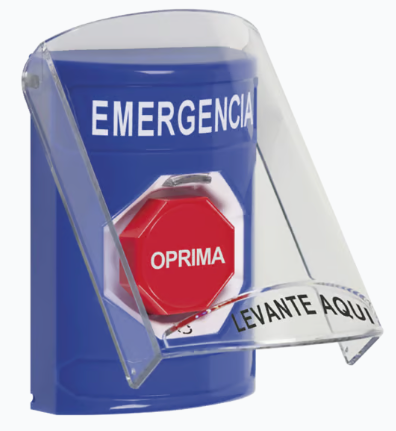 STI Botón de Emergencia SS2429EM-ES, Alámbrico, Corriente alterna