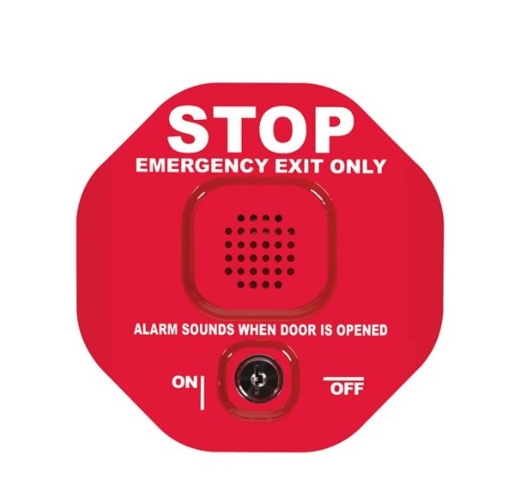 STI Sirena, Alámbrico, 105dB, Rojo, Texto en Inglés