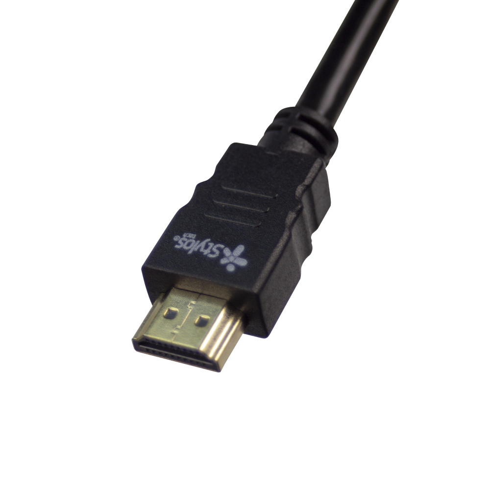 Stylos Cable HDMI 1.4 Macho - HDMI 1.4 Macho, 2 Metros, Negro