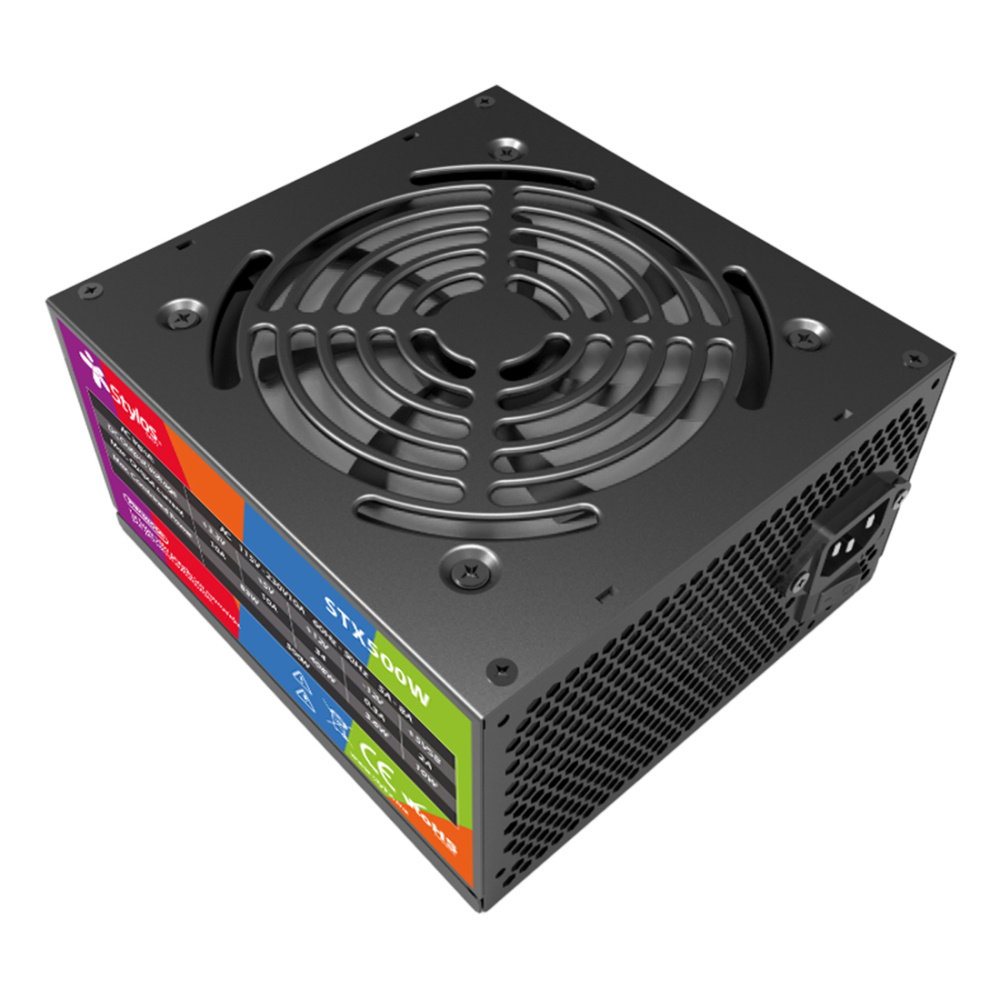 Fuente de Poder Stylos STFPSFX1B ATX, Modular, 24-pin ATX, 120mm, 500W