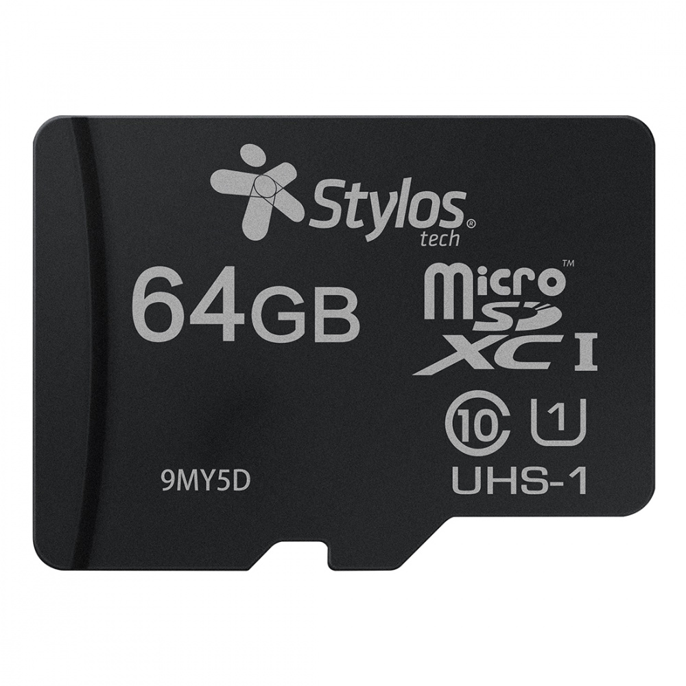 Memoria Flash Stylos STMSDS3B, 64GB MicroSDHC UHS-I Clase 10