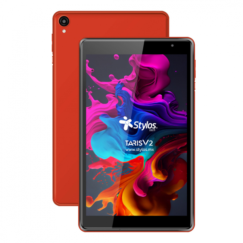 Tablet Stylos Taris V2 8" 1280x800, 32GB, 2GB RAM, Android 11, Rojo 