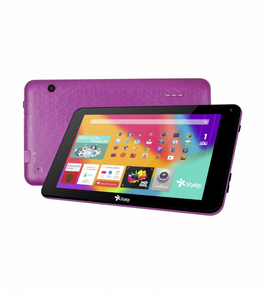 Tablet Stylos Taris 7'', 8GB, 800 x 480 Pixeles, Android 4.4, Bluetooth 3.0, Rosa