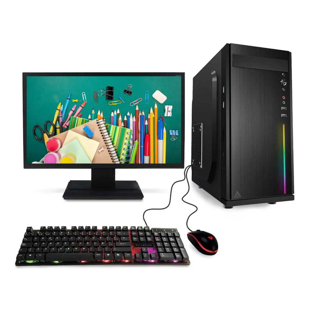 Computadora Gamer Supergamer SG-A001, AMD A6 9500 3.50GHz, 8GB, 240GB SSD, Windows 10 Prueba ― incluye Monitor 19.5", Teclado y Mouse