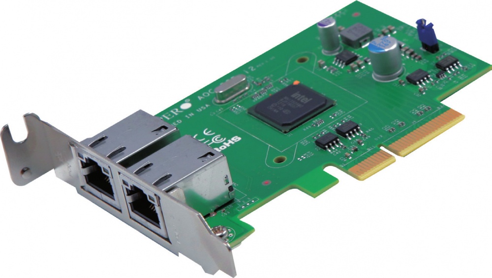 Supermicro Tarjeta PCI Express, Alámbrico, 2x RJ-45, 5 Mbit/s