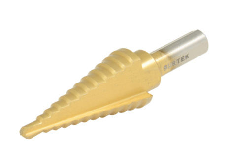 Surtek Broca Escalonada para Acero Inoxidable/Cobre/Bronce/Aluminio/Plástico 119374, 1/4" - 1 3/8"