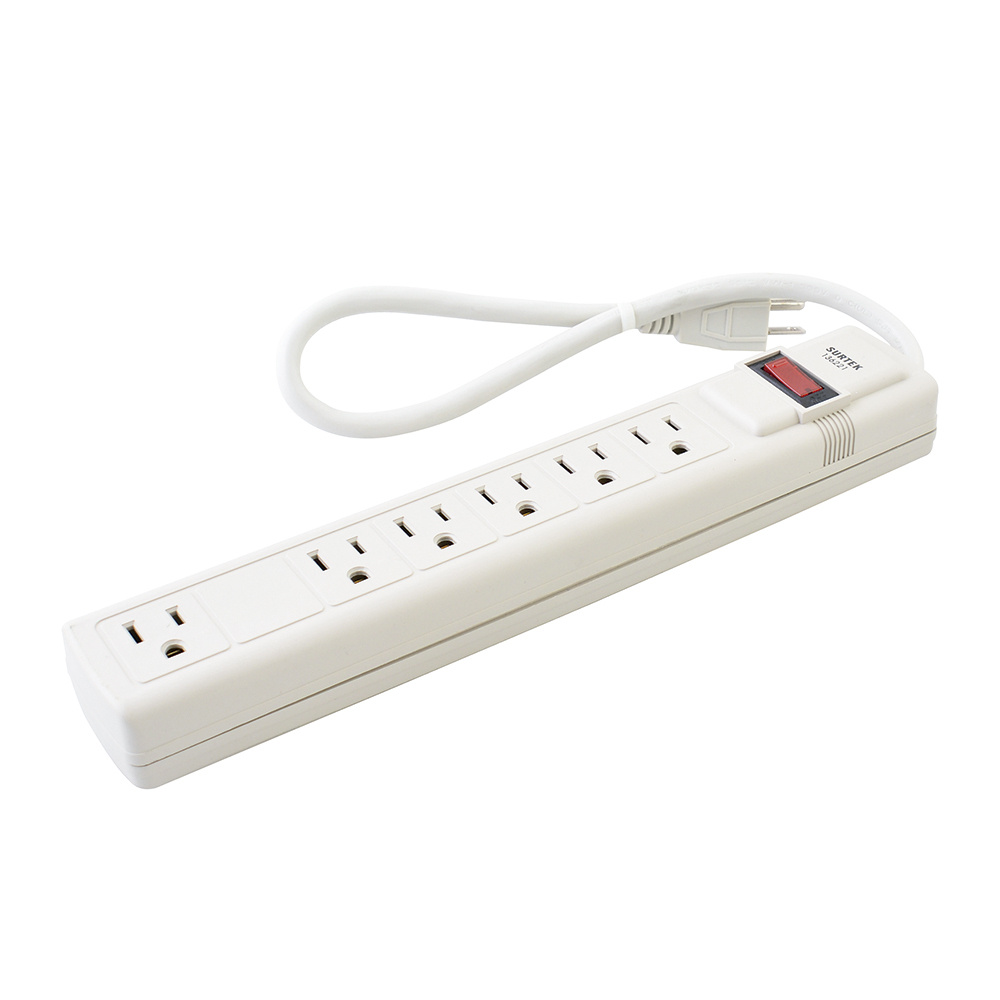 Surtek Supresor de Picos 136221, 6 Contactos, 450 Joules