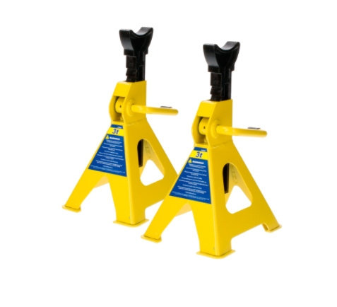 Steren Torre para Auto 3ton, hasta 3 Toneladas, Amarillo, 2 Piezas