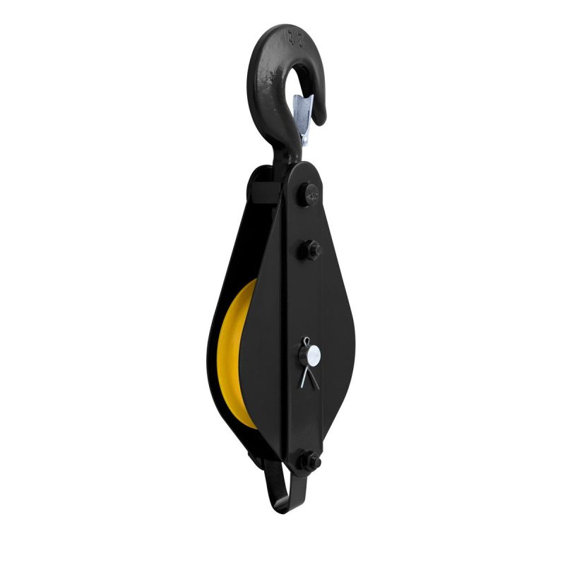 Surtek Polea PGS15, 5", 1.5 Toneladas, Negro/Amarillo