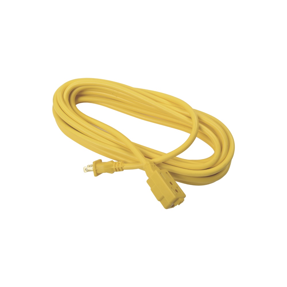 Surtek Extensión, 3 Contactos, 13A, 127V, 6 Metros, Amarillo