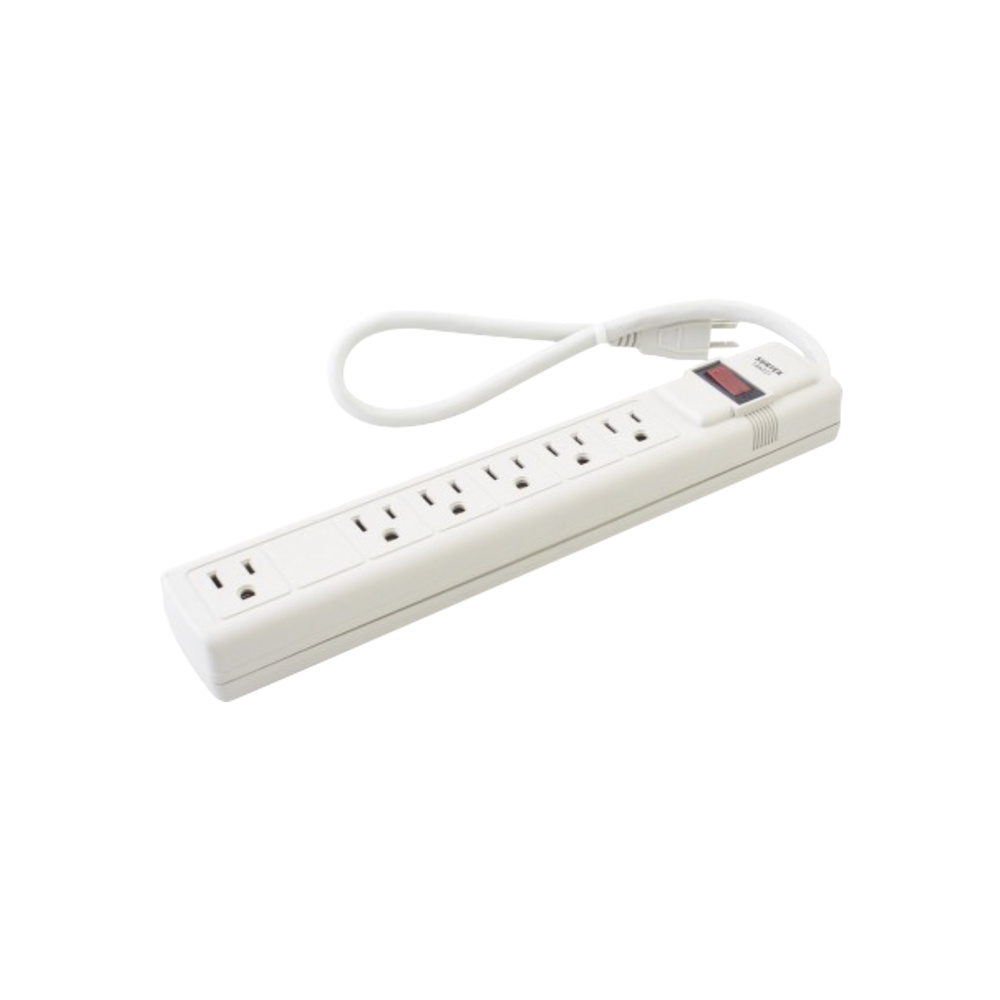 Surtek Extensión SYS-136221, 6 Salidas, 15A, 75cm