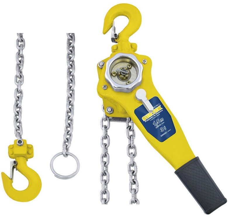 Surtek Polipasto de Cadena POLPAL3, 1.5 Metros, hasta 3.000Kg