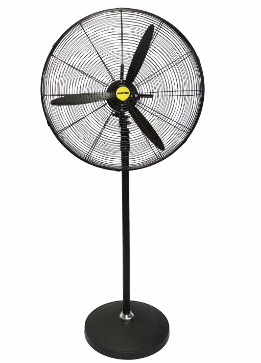 Surtek Ventilador VEPE26, 3 Velocidades, 26", Negro