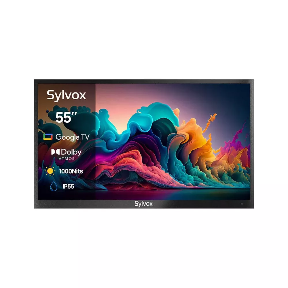 Sylvox Smart TV QLED Deck Pro 2.0 55", Full HD, Negro