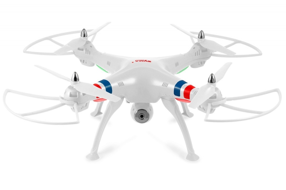 Drone Syma Toys X8C Venture con Cámara 2MP, 4 Rotores, 50 Metros, Blanco