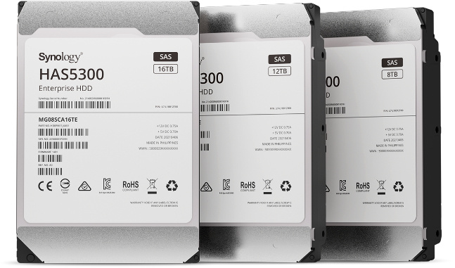 Disco Duro para NAS Synology HAS5300-16T 3.5", 16TB, SAS, 12 Gbit/s, 7200RPM 512MB Caché