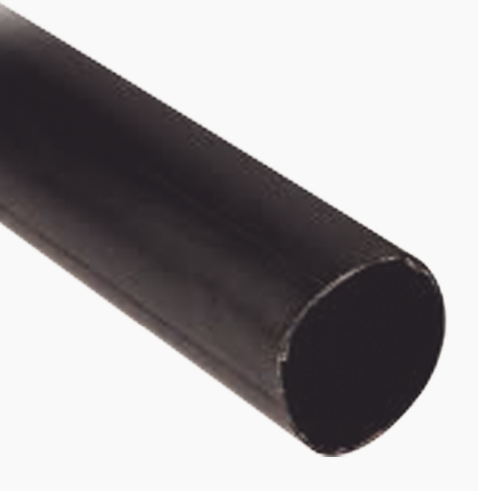 Syscom Tubo Organizador de Cable, Termoencogible, 2", 1.2 Metros, Negro