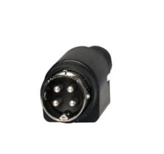 Syscom Conector de Potencia DC, 4 Terminales, Negro, para DVR