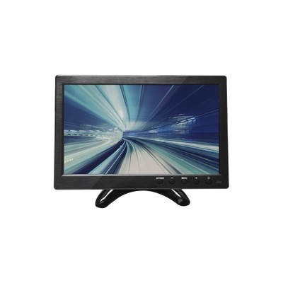 Syscom Monitor CCTV LED 10" BMG10000H para Videovigilancia, HDMI/VGA/RCA, 1024 x 600 Pixeles, Negro ― No incluye Cable de Corriente