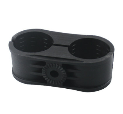 Syscom Sujetador para Cable Coaxial CB-214, 2 1/4", Negro, 10 Piezas