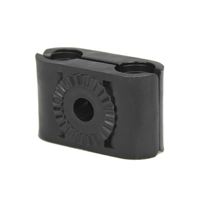 Syscom Sujetador para Cable Coaxial CB-78, 7/8", Negro, 10 Piezas