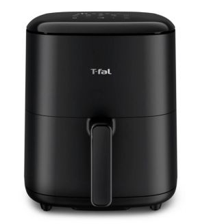T-Fal Freidora de Aire EY2458X0, 4 Litros, 1400W, 200 °C, Negro
