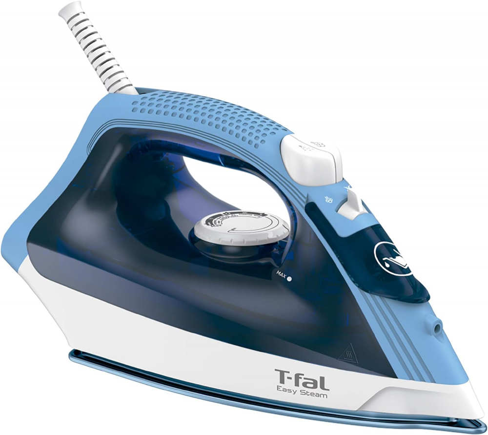T-Fal Plancha Vapor-Seco FV1940X0, 1.200W, 220ml, Azul/Blanco