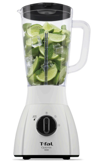 T-Fal Licuadora LN2771MX, 1.2 Litros, 550W, 2 Velocidades, Blanco