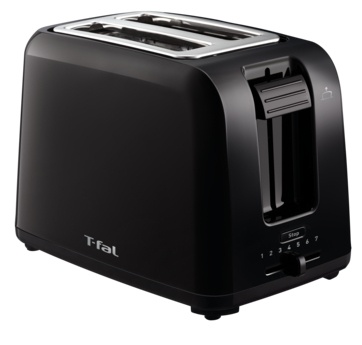 T-Fal Tostadora TT1A18MX, 2 Rebanadas, Negro