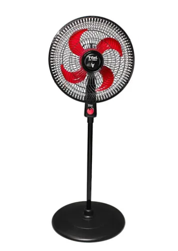 T-Fal Ventilador V3103, 3 Velocidades, 16", Negro