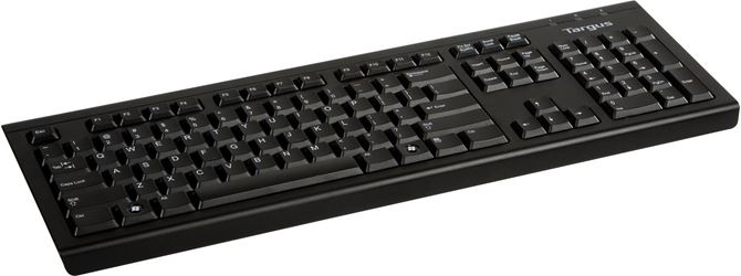 Teclado Targus AKB30US, Alámbrico, USB, Negro (Inglés)