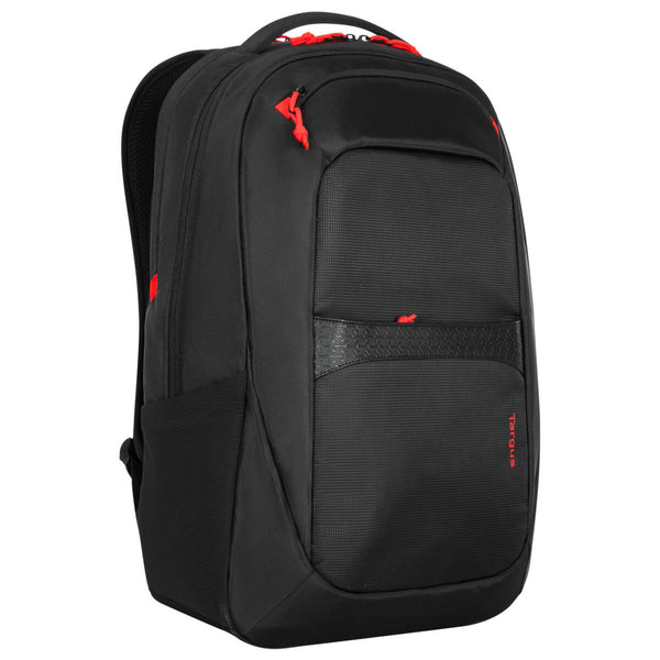 Targus Mochila TBB639GL para Laptop 17.3", Negro/Rojo