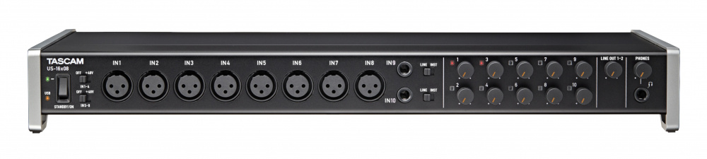 Tascam Interfaz de Audio US-16X08, 16 Entradas, Negro