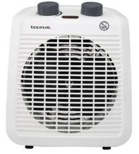Taurus Calefactor HAWAI-BLANCO, 1500W, 127V, Interior, Blanco