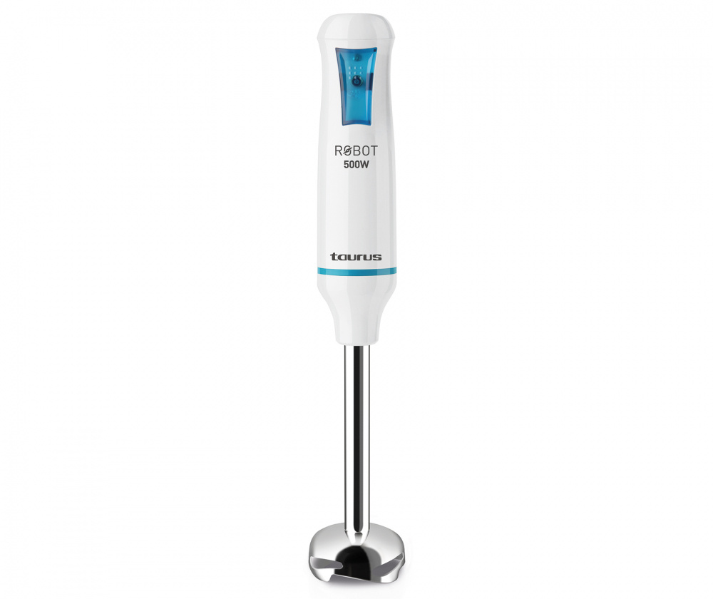 Taurus Batidora Robot500inox, 500W, Blanco/Azul