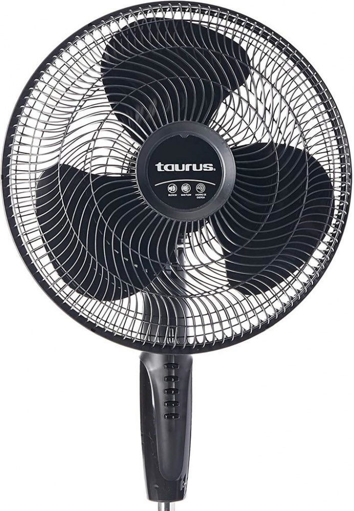 Taurus Ventilador Turbo1000, 3 Velocidades, 16", Negro
