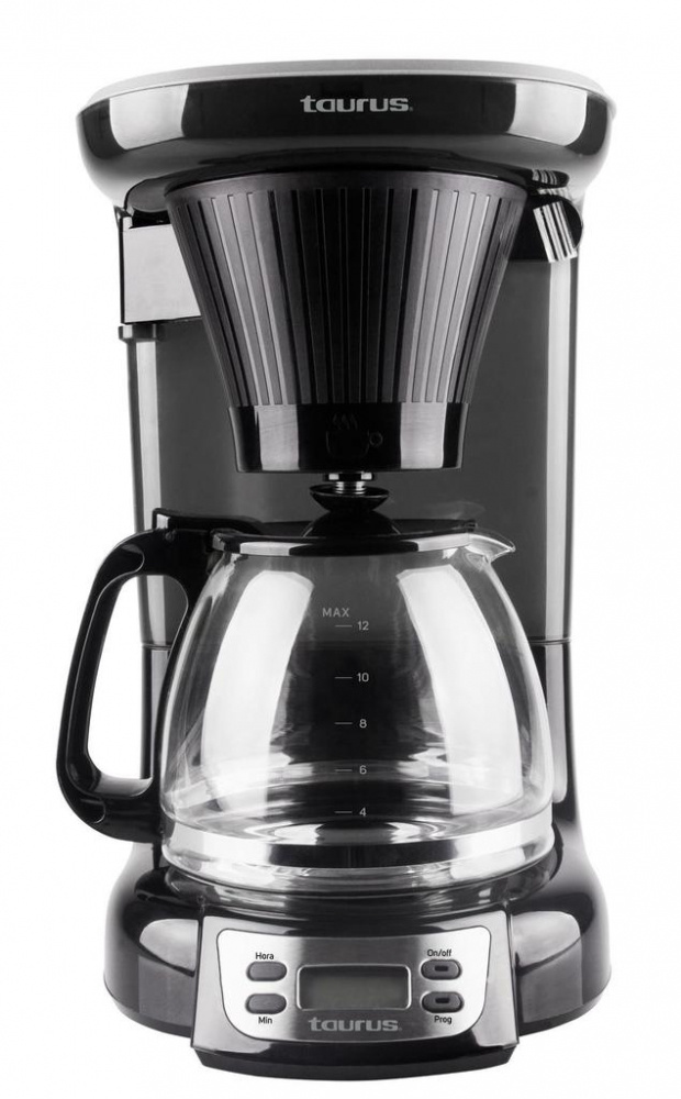 Taurus Cafetera, 12 Tazas, 1.2 Litros, Negro, VELVETD | Cyberpuerta.mx