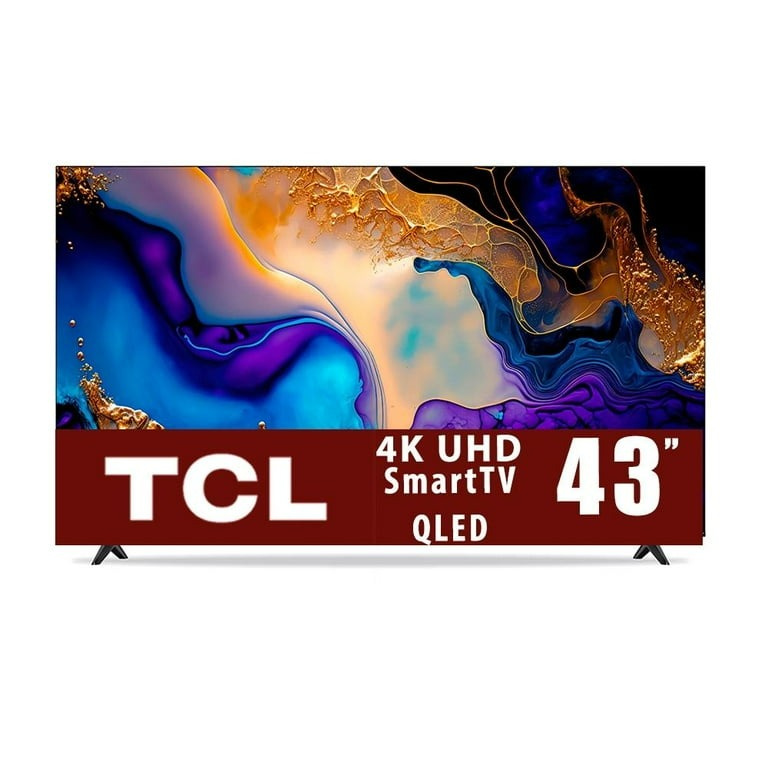 TCL Smart TV QLED 43Q51K 43", 4K Ultra HD, Negro