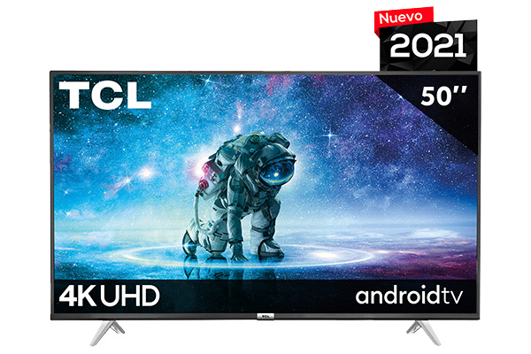 TCL Smart TV LED A445 50", 4K Ultra HD, Negro/Plata